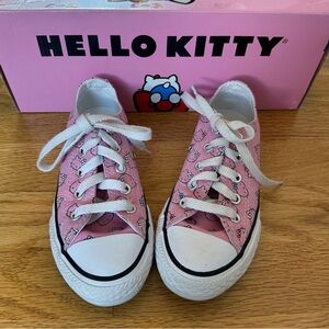 Adorable (never worn!) Girls Hello Kitty Converse Sneakers